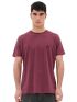BASEHIT Men's Burgundy T-Shirt 221.EM33.100 WINE ..