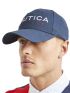 NAUTICA Men's Blue Hat Embroidered Logo N9I01016