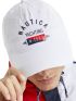 NAUTICA Ανδρικό μπλέ καπέλο με κεντημένο λογότυπο N9I01018