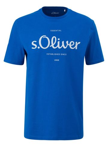S.OLIVER Ανδρικό μπλέ μπλουζάκι t-shirt 2128330 55D1