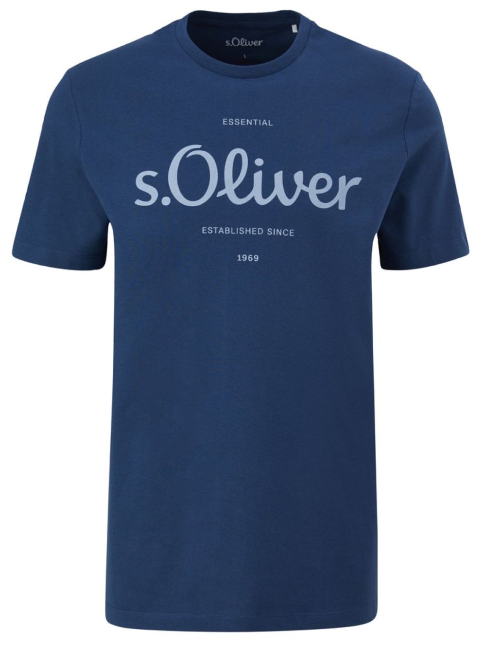 pop Lijkenhuis thuis S.OLIVER Men's blue t-shirt 2128330-58D1 Deep Blue - TOPTENFASHION.gr