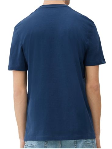 S.OLIVER Ανδρικό μπλέ μπλουζάκι t-shirt 2128330-78D1 Deep Blue