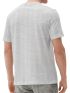 S.OLIVER Ανδρικό λευκό ανάγλυφο  T-Shirt, 2129523-01A1 White