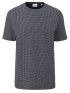 S.OLIVER Ανδρικό μπλέ navy ανάγλυφο μπλουζάκι T-Shirt 2129523- 59A3 navy