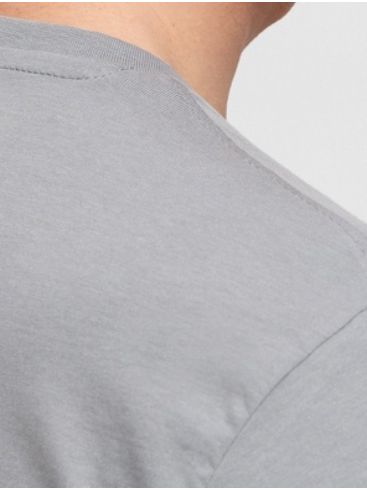 S.OLIVER Men's gray short-sleeved jersey T-Shirt 2057432-9500 Light Grey