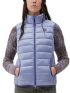 S.OLIVER Women's lilac shiny sleeveless medium jacket 2123928-4807 Lilac