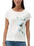 S.OLIVER Women's off-white T-shirt 2130028-02D1 Ecru
