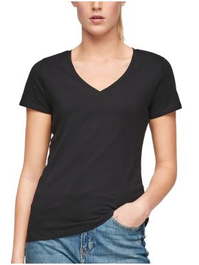 More about S.OLIVER Women's black jersey T-shirt V 2058279-9999 Black