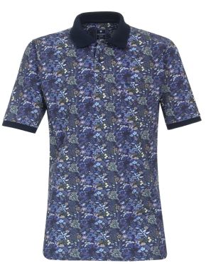 REDMOND Ανδρική μπλέ πικέ πόλο μπλούζα (XL-7XL) 231870900 19 BLUE