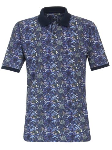 REDMOND Men's Blue Pique Polo Shirt 231870900 19 BLUE