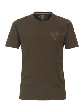 REDMOND Ανδρικό λαδί κοντομάνικο T-Shirt 231900650 69
