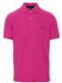 NAUTICA Men's fuchsia short sleeve pique polo shirt K17000 6FC