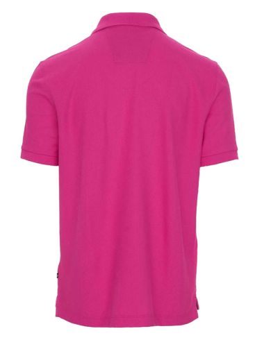NAUTICA Men's fuchsia short sleeve pique polo shirt K17000 6FC
