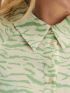 FRANSA Green dress, collar, button closure 20611922-201884
