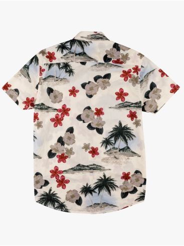 LOSAN Ανδρικό φλοράλ κοντομάνικο Havaian πουκάμισο 311-3025AL