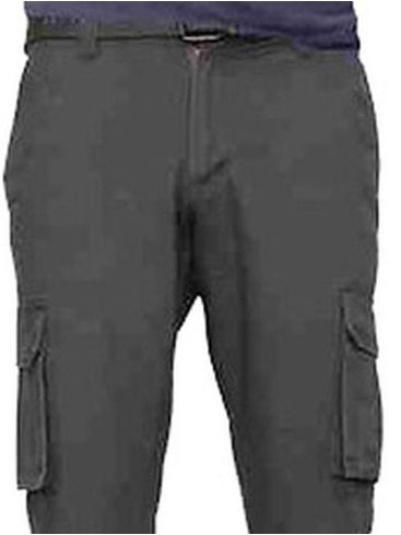 KOYOTE JEANS Ανδρικό ανθρακί cargo ελαστικό παντελόνι τζιν 501-263 84