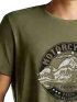 FORESTAL MAN Men's olive short-sleeved t-shirt 701-242