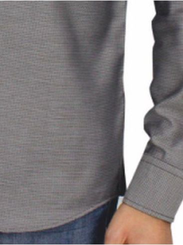 FFORESTAL Men's gray long sleeve shirt 900610 marron