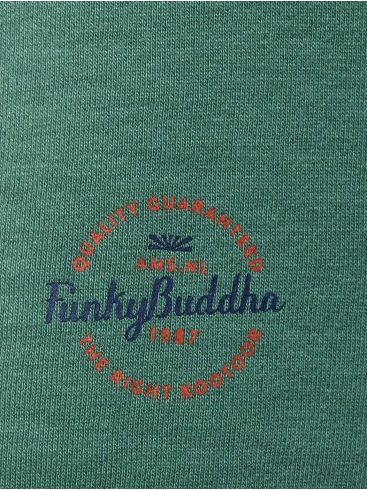 FUNKY BUDDHA Men's jogger shorts FBM007-050-03 DK IVY