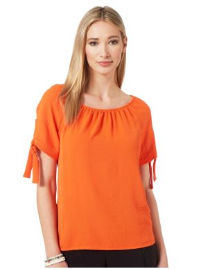 More about ANNA RAXEVSKY Γυναικεία πορτοκαλί μπλούζα B23130 Orange