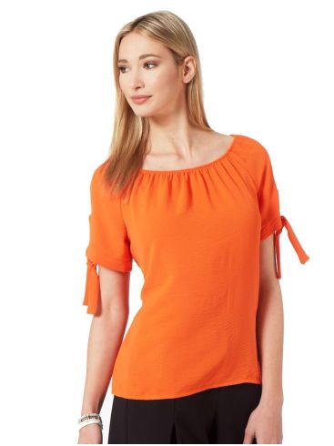 ANNA RAXEVSKY Γυναικεία πορτοκαλί μπλούζα B23130 Orange