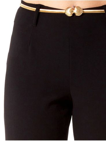 ANNA RAXEVSKY Γυναικείο μάυρη παντελόνι T23108 Black