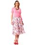 ANNA RAXEVSKY Women's floral cloche skirt F23102