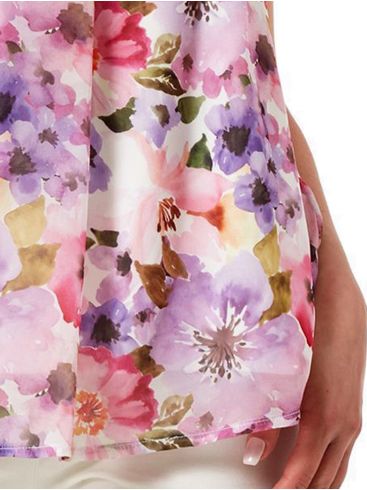 ANNA RAXEVSKY Women's floral muslin blouse B23135