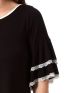 ANNA RAXEVSKY Women's black blouse B23119 BLACK
