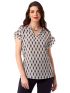 ANNA RAXEVSKY Women's printed blouse B23100