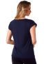 ANNA RAXEVSKY Γυναικεία μπλέ ζαπονέ μπλούζα B23122 BLUE