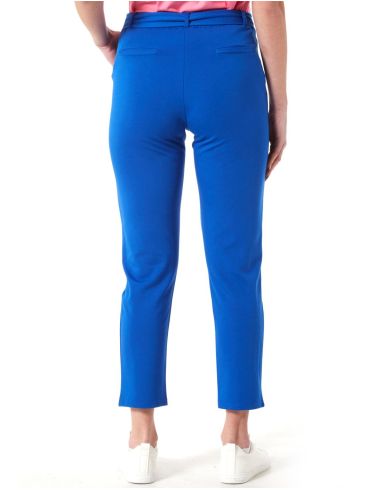 ANNA RAXEVSKY Women's blue leggings T23111 ROUA