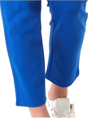 ANNA RAXEVSKY Women's blue leggings T23111 ROUA