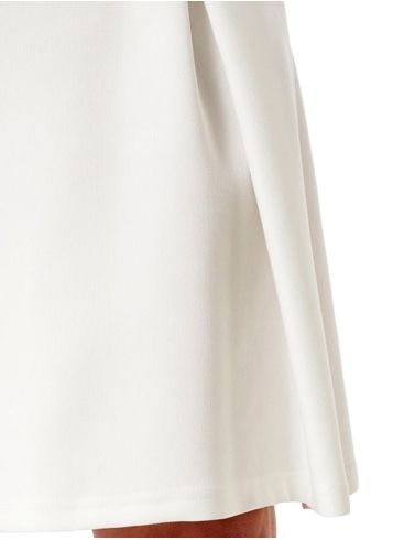 ANNA RAXEVSKY Women's off white zip culotte T23113 ECRU
