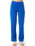 ANNA RAXEVSKY Women's blue elastic trousers T23100 ROUA