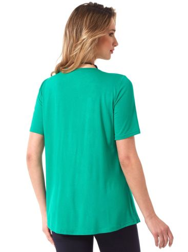 ANNA RAXEVSKY Γυναικεία πράσινη μπλούζα B23120 GREEN