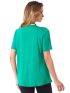 ANNA RAXEVSKY Women's green blouse B23120 GREEN