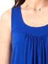 ANNA RAXEVSKY Women's blue sleeveless top B23112 ROUA