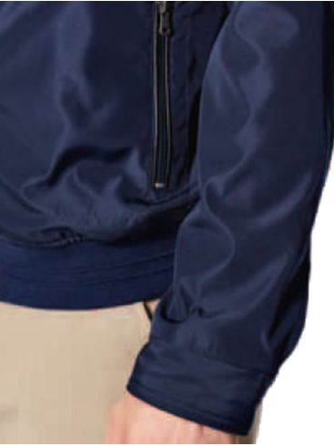 SEAMAN Men's navy blue lightweight shiny jacket 29894 175