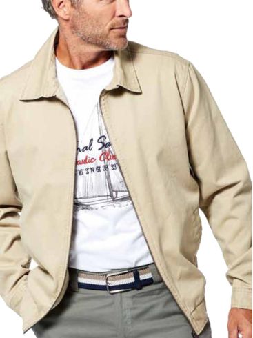 SEAMAN Men's beige light jacket 30049 550