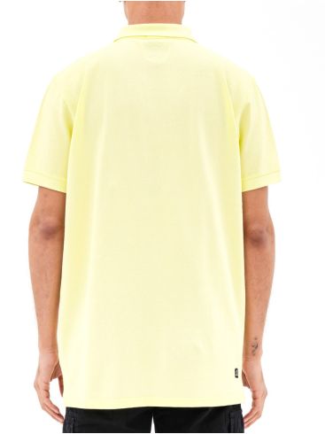 EMERSON Men's Short Sleeve Pique Polo Shirt 231.EM35.69GD  LIME YELLOW A