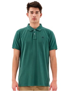 EMERSON Ανδρική κοντομάνικη πικέ πόλο μπλούζα 231.EM35.69GD Green