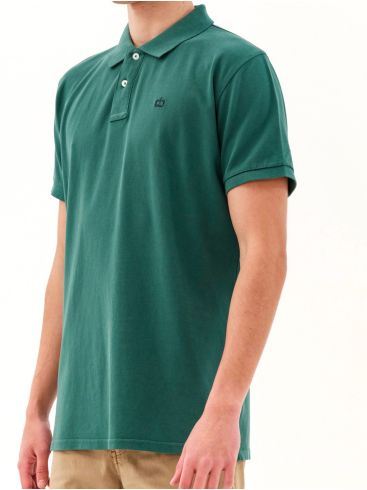 EMERSON Men's Short Sleeve Pique Polo Shirt 231.EM35.69GD Green