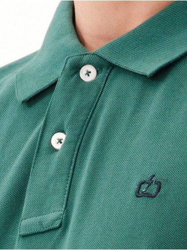 EMERSON Ανδρική κοντομάνικη πικέ πόλο μπλούζα 231.EM35.69GD Green