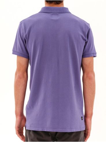 EMERSON Men's Short Sleeve Pique Polo Shirt 231.EM35.69GD PURPLE