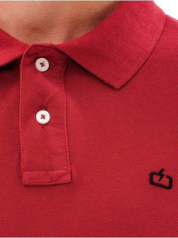 EMERSON Men's Short Sleeve Pique Polo Shirt 231.EM35.69GD Red
