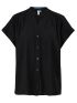 S.OLIVER Γυναικείο μαύρο κοντομάνικο τούνικ μπλουζάκι 2124146.5547 Black