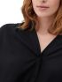 S.OLIVER Women's black short-sleeved tunic top 2124146.5547 Black