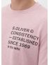S.OLIVER Men's pink short-sleeved T-Shirt 2129852.41W2 Rose