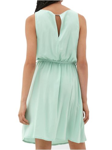 S.OLIVER Turquoise sleeveless dress 2132725-6092 Pastel Turquoise